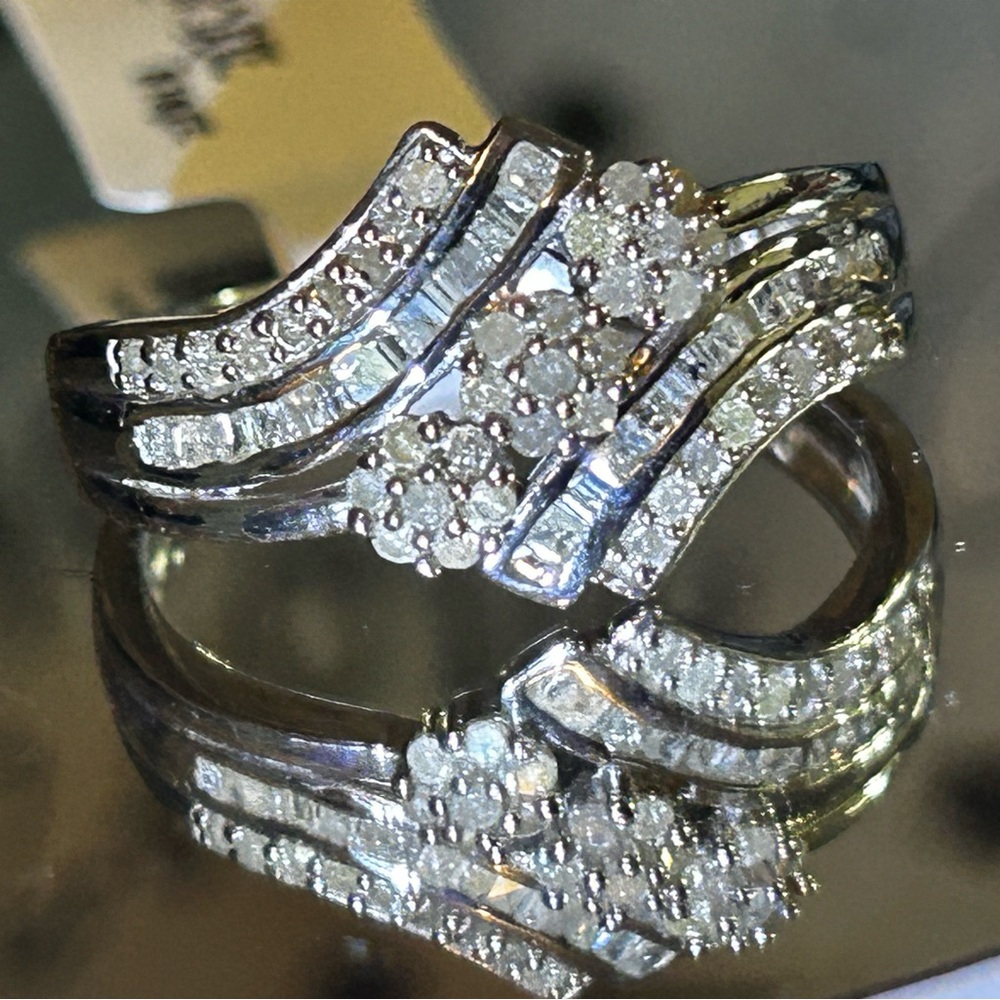 Genuine Diamond.50 Ctw